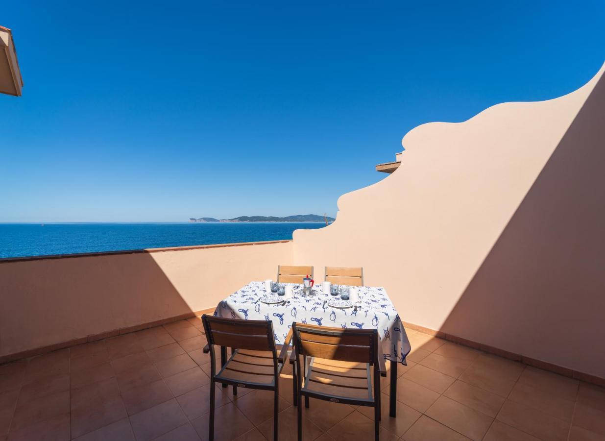 Appartamento Sea Front Terrace Marco Polo Alghero Esterno foto