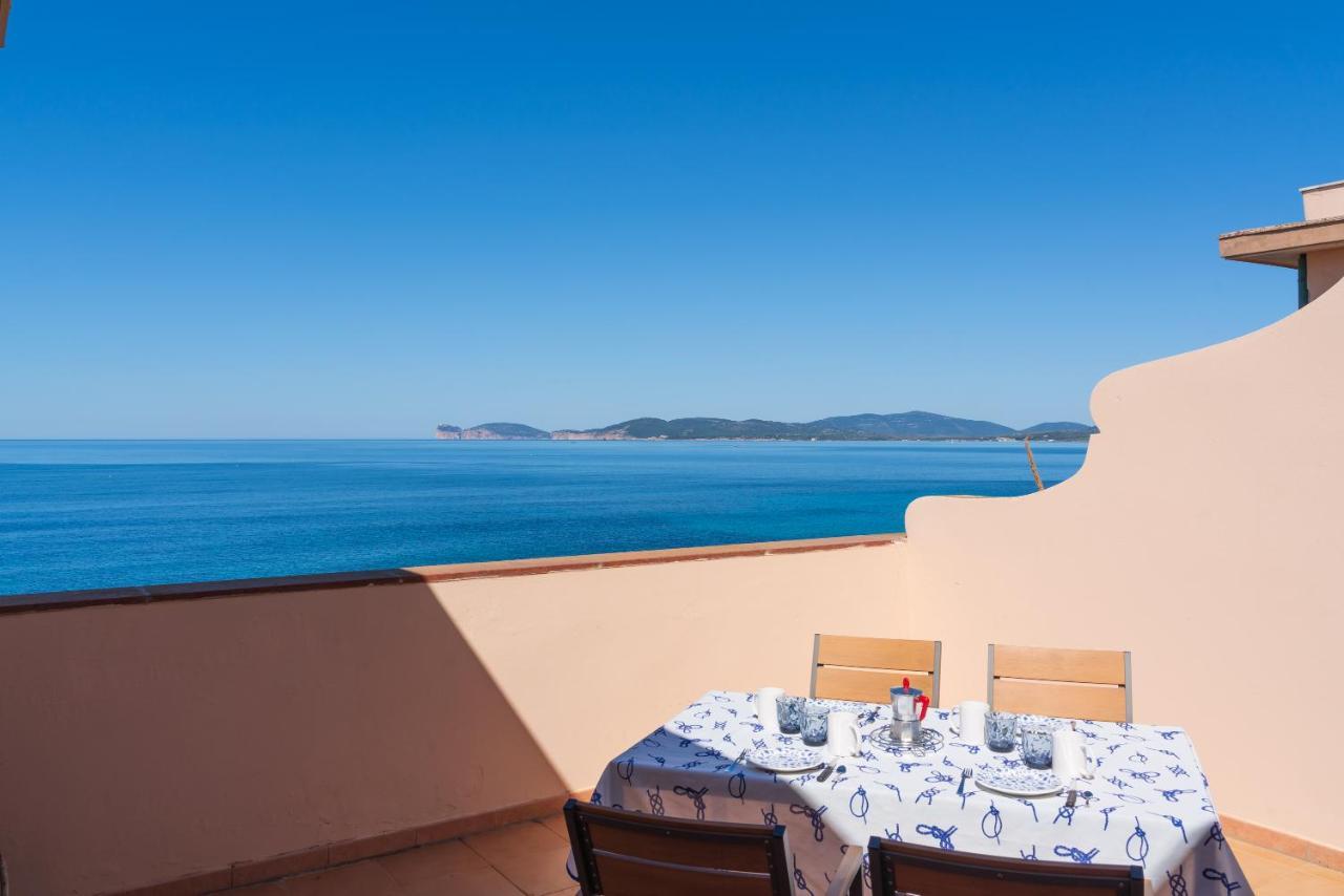 Appartamento Sea Front Terrace Marco Polo Alghero Esterno foto
